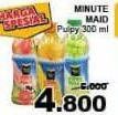 Promo Harga MINUTE MAID Juice Pulpy All Variants 300 ml - Giant