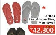 Promo Harga ANDO Sandal Jepit Nice Ladies  - Alfamidi