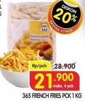 Promo Harga 365 French Fries 1000 gr - Superindo