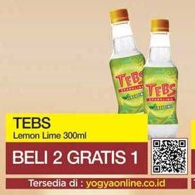 Promo Harga TEBS Sparkling Lemon Lime 300 ml - Yogya