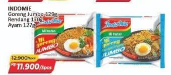 Promo Harga Indomie Mi Goreng Jumbo Ayam Panggang, Rendang, Spesial 120 gr - Alfamart