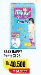Promo Harga Baby Happy Body Fit Pants XL26 26 pcs - Alfamart