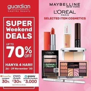 Promo Harga MAYBELLINE/LOREAL Cosmetics  - Guardian
