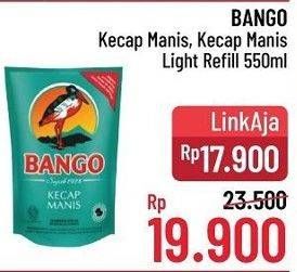 Promo Harga BANGO Kecap Manis, Kecap Manis Light 550 mL  - Alfamidi