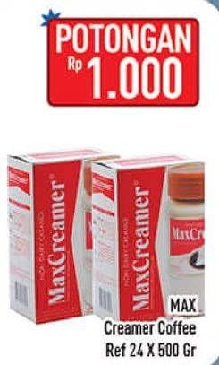 Promo Harga MAX Creamer Refill per 24 sachet 500 gr - Hypermart