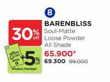 Promo Harga Barenbliss Soul-Matte Loose Powder All Variants 6 gr - Watsons