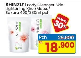 Promo Harga Shinzui Body Cleanser Kirei, Matsu, Sakura 380 ml - Indomaret
