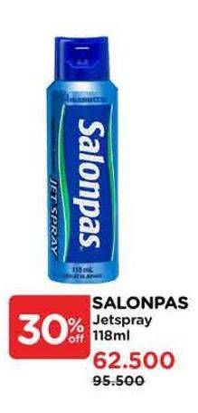 Promo Harga Salonpas Jet Spray 118 ml - Watsons