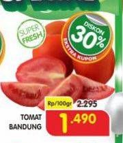 Promo Harga Tomat Bandung per 100 gr - Superindo