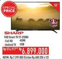 Promo Harga SHARP 2T-C50BG | LED TV 50"  - Hypermart