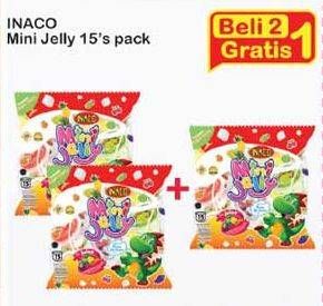 Promo Harga INACO Mini Jelly per 2 pouch 15 pcs - Indomaret