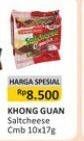 Promo Harga KHONG GUAN Saltcheese Combo per 10 pcs 17 gr - Alfamart