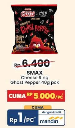 Promo Harga Smax Ring Cheese Ghost Pepper 40 gr - Indomaret