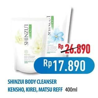 Promo Harga Shinzui Body Cleanser Kensho, Kirei, Matsu 420 ml - Hypermart