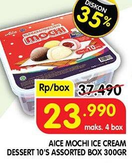 Promo Harga AICE Mochi Assorted 10 pcs - Superindo