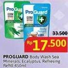 Promo Harga Proguard Body Wash Daily Refreshing, Daily Purifying, Daily Cleansing 450 ml - Alfamidi
