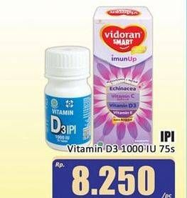 Promo Harga IPI Vitamin D3 1000 IU 75 pcs - Hari Hari