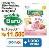 Promo Harga PROMINA Silky Puding Strawberry 100 gr - Indomaret