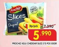 Promo Harga PROCHIZ Slices Original 5 pcs - Superindo