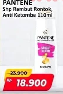 Promo Harga Pantene Shampoo Hair Fall Control, Anti Dandruff 110 ml - Alfamart