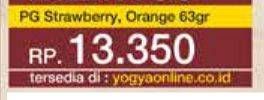Promo Harga ENZIM Pasta Gigi Anak Strawberry, Orange 63 gr - Yogya