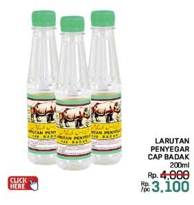 Promo Harga Cap Badak Larutan Penyegar Putih 200 ml - LotteMart