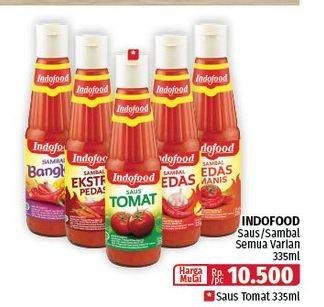Promo Harga Indofood Saus Tomat/Sambal  - Lotte Grosir