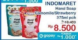 Promo Harga Indomaret Hand Wash Camomile, Strawberry 375 ml - Indomaret