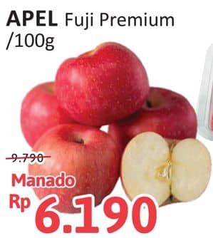 Promo Harga Apel Fuji Premium per 100 gr - Alfamidi