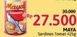 Promo Harga Maya Sardines Tomat / Tomato 425 gr - Alfamidi