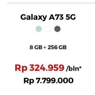 Promo Harga Samsung Galaxy A73 5G 8 GB + 256 GB  - Erafone