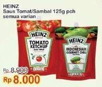 HEINZ Saus Tomat/Sambal 125 g semua varian