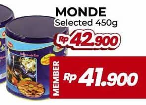 Promo Harga Monde Selected Biscuit 450 gr - Yogya