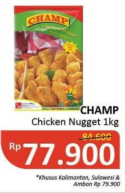 Promo Harga CHAMP Nugget 1 kg - Alfamidi