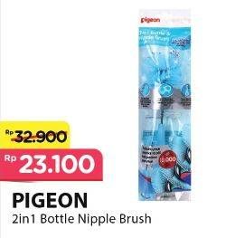 Promo Harga PIGEON Bottle & Nipple Brush  - Alfamart