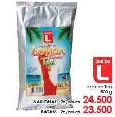 Promo Harga Choice L Minuman Teh Lemon Tea 500 gr - Lotte Grosir