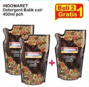 Promo Harga INDOMARET Detergent Cair Batik per 2 pouch 450 ml - Indomaret