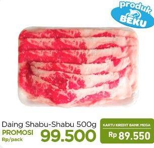 Promo Harga Sapi Shabu-shabu per 500 gr - Carrefour