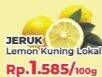 Promo Harga Jeruk Lemon Lokal per 100 gr - Yogya