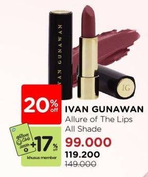 Promo Harga Ivan Gunawan Allure of The Lips All Variants  - Watsons