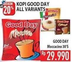 Promo Harga Good Day Instant Coffee 3 in 1 per 30 sachet - Hypermart