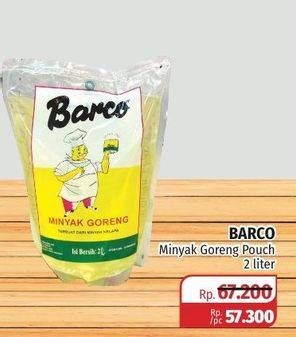 Promo Harga BARCO Minyak Goreng Kelapa 2000 ml - Lotte Grosir
