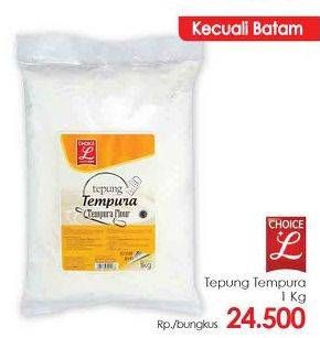 Promo Harga Choice L Tepung Tempura 1 kg - LotteMart