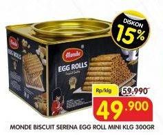 Promo Harga MONDE Serena Egg Roll 300 gr - Superindo