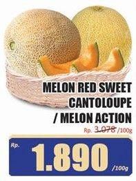 Promo Harga Melon Red Sweet Cantoloupe/Melon Action  - Hari Hari