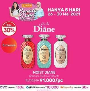 Promo Harga MOIST DIANE Shampoo All Variants 450 ml - Guardian