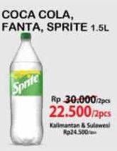 COCA COLA/ SPRITE/ FANTA Soda 1.5ltr 2s