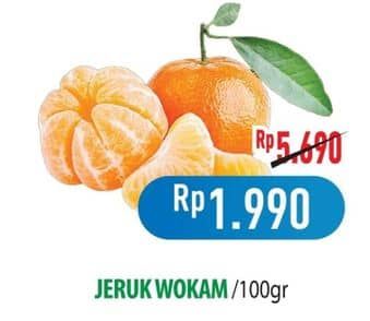 Promo Harga Jeruk Wokam per 100 gr - Hypermart