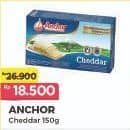 Promo Harga Anchor Cheddar Cheese 150 gr - Alfamart