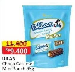 Promo Harga DILAN Chocolate Crunchy Cream per 10 pcs 9 gr - Alfamart